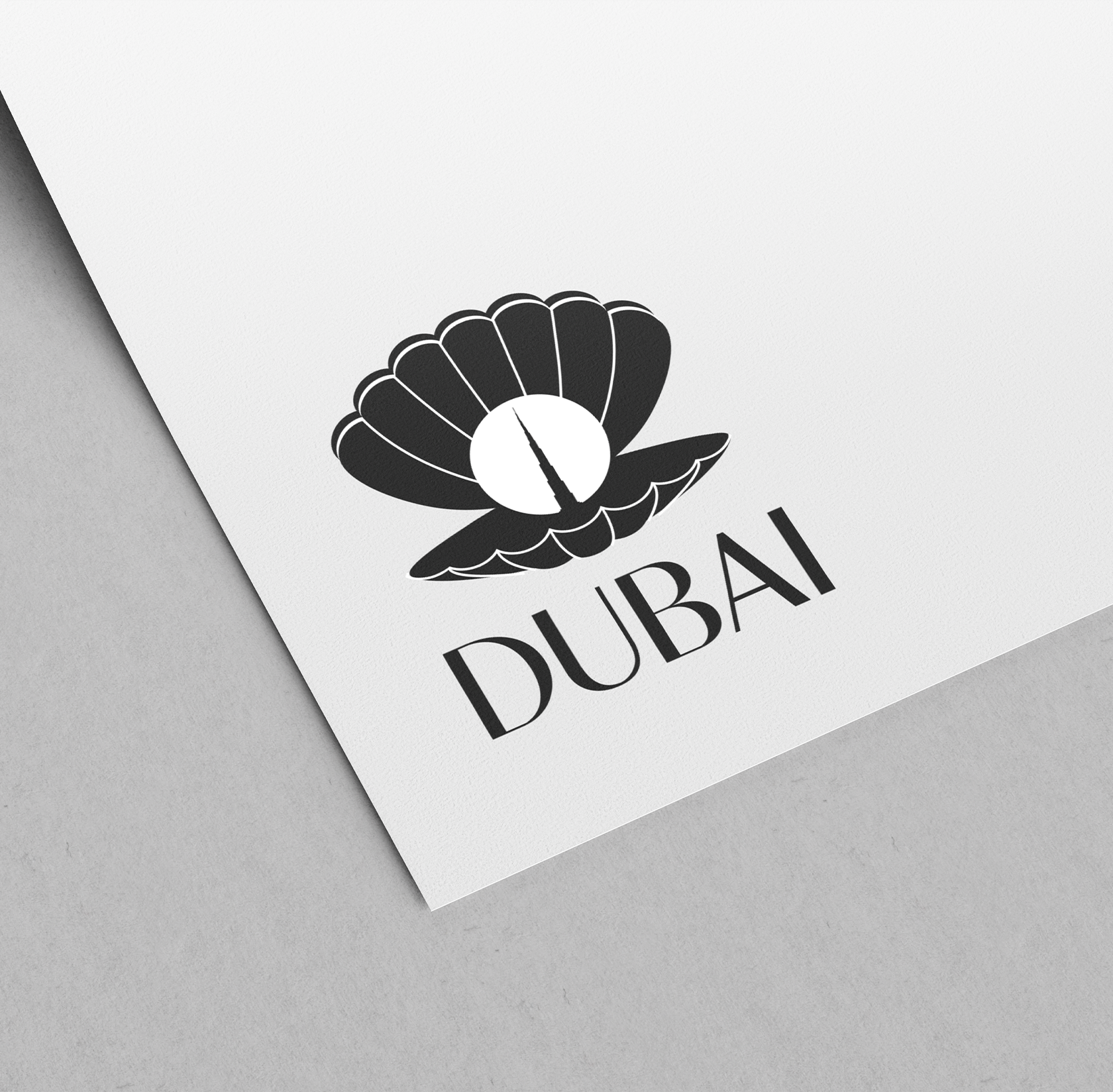 Dubai stamped paper with Tourism logo