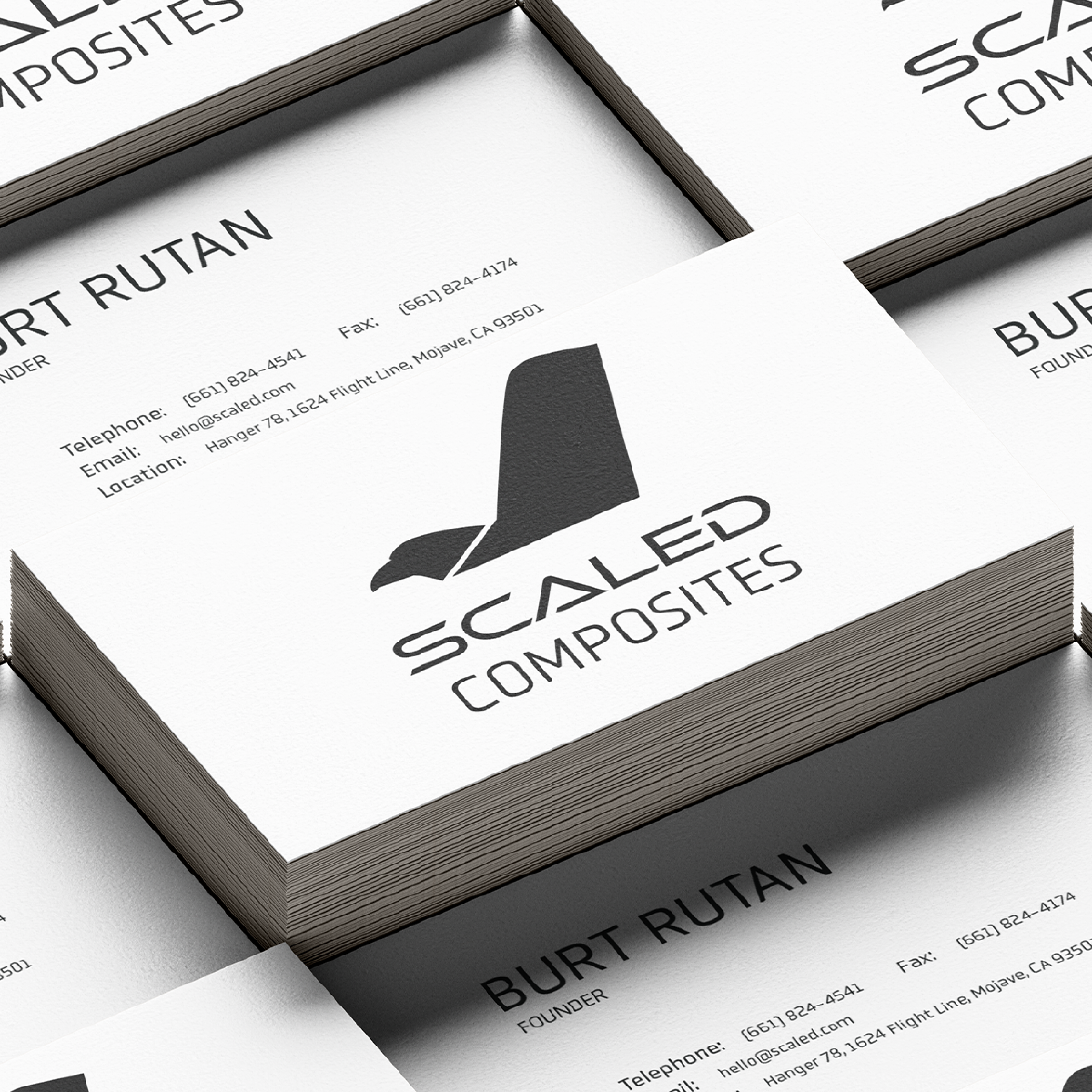 Scaled Composites Business card